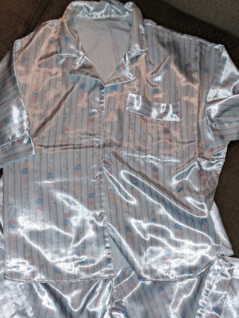 Vintage Erika Taylor Womens 2 Piece Pajamas